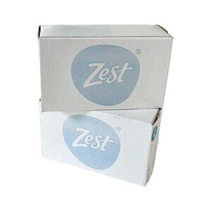 Lot Of 2 Zest Zestfully Clean 4 oz. Bar Soap Vintage Rare New in Box